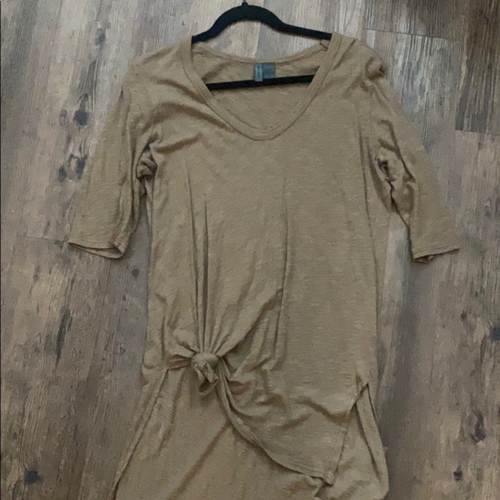 Olive Green Anthropologie Shirt